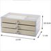 Three Layers Plastic Jewelry Box Jewelry Storage Box Jewelry Display Ring Earrings Necklace Acrylic Organizer Jewlery Holder_maomaolike.com