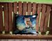 Owl Perched In Coastal Tree Throw Pillow Machine Washable, Indoor Outdoor Decorative Pillow For Couch, Bed Or Patio, 14Hx14W_maomaolike.com