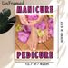 Manicure & Pedicure Painting Poster, Vibrant Floral-accented Manicure & Pedicure Scene Poster, Elegant Spa-style Decor Ideal For Beauty Salons, Spa_maomaolike.com