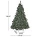 9' Cashmere And Snow Bristle Mixed Tree With 105 Pine Cones And 1200Clear Lights-UL,2317tips,Dia:69_maomaolike.com