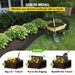 VEVOR Landscape Edging, 10 Inch Depth 60 Ft Total Length, Recycled HDPE Coiled Terrace Board, Flexible Bender Border For Landscaping, Lawn, Garden, Yard, Against Invading Weeds, Black_maomaolike.com