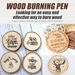 Jaysuing Combustion Marker, Wood Branded Coasters Cutting Board Handmade Diy Design Burning Pyrography Pen_maomaolike.com