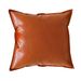SOGA 45cm Light Luxury Urban Simulated Leather Wide Edge Throw Pillow_maomaolike.com