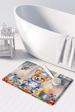 Corgi The Chef Memory Foam Kitchen Mat Machine Washable Anti-Fatigue Mat Cushion Comfort Bath Mat Or Kitchen Rug_maomaolike.com
