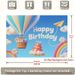 Hot Air Balloon Birthday Party Banner - 2D Flat Polyester Backdrop, Wall Hanging Photo Props, Party Decor_maomaolike.com