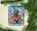 Great Dane Christmas Porcelain Ornament Christmas Tree Hanging Decorations For Home Christmas Holiday, Rectangle, Gift, Multicolor_maomaolike.com
