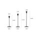 Three Piece Candle Stand Wedding Decoration Crafts Candlelight Dinner Home Decoration Set_maomaolike.com