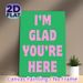 Positive Quote Painting Poster, Vibrant Green & Pink Retro Typography Poster, Warm Uplifting Message, Ideal For Living Room, Bedroom And Office_maomaolike.com