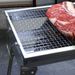 Portable Charcoal Grill, Stainless Steel Folding Outdoor BBQ Grill For Backyard Cooking, Camping, Picnic, Party, Tailgating And Travel With Pan, Grill Rack, Shelves, Hooks_maomaolike.com