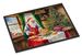 Cookies With Santa Claus Papa Noel Doormat Front Door Mat Indoor Outdoor Rugs For Entryway, Non Slip Washable Low Pile, 24H X 36W_maomaolike.com