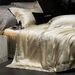 Italian Style Light Luxury Feather Jacquard Embroidery Silky Naked Sleep Cool Bedding Lenzing Lyocell Tencel Four-Piece Set_maomaolike.com