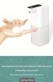 USB Rechargeable Touchless Foaming Hand Soap Dispenser - Sleek White & Blue, Easy-to-Use, Mercury-Free Plastic_maomaolike.com