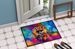 Hippie Animal Fox Doormat Front Door Mat Indoor Outdoor Rugs For Entryway, Non Slip Washable Low Pile, 24H X 36W_maomaolike.com