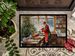 Cookies With Santa Claus Weihnachtsmann Doormat Front Door Mat Indoor Outdoor Rugs For Entryway, Non Slip Washable Low Pile, 24H X 36W_maomaolike.com