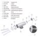MASTER FENG Stuffer Homemade Manual Maker Sausage Meat Filling Machine_maomaolike.com