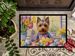 Decorating Easter Silky Terrier Doormat Front Door Mat Indoor Outdoor Rugs For Entryway, Non Slip Washable Low Pile, 24H X 36W_maomaolike.com