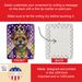 Border Terrier King Of Mardi Gras Porcelain Ornament Christmas Tree Hanging Decorations For Home Christmas Holiday, Rectangle, Gift, Multicolor_maomaolike.com