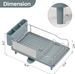 Urackify Dish Drying Rack - Stainless Steel Dish Rack For Kitchen Counter_maomaolike.com