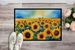 Kansas Sunflowers In Watercolor Doormat Front Door Mat Indoor Outdoor Rugs For Entryway, Non Slip Washable Low Pile, 24H X 36W_maomaolike.com