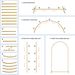 47.2" W X 86.6" H Iron Arch Roof For Garden Wedding_maomaolike.com