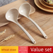 Long Handle Wheat Fiber Soup Spoon, Heat Resistant, Available In Various Sizes, Suitable For Ramen, Soup, Porridge,_maomaolike.com