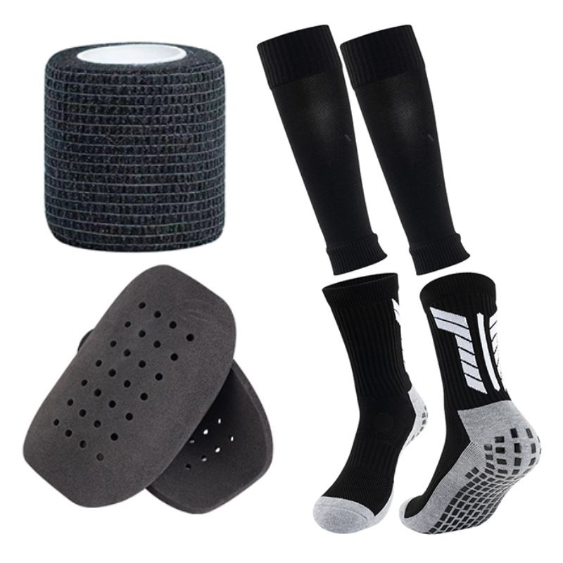 Unisex Adult thickened short leg football socks strap set men's and women's adhesive non-slip socks_maomaolike.com