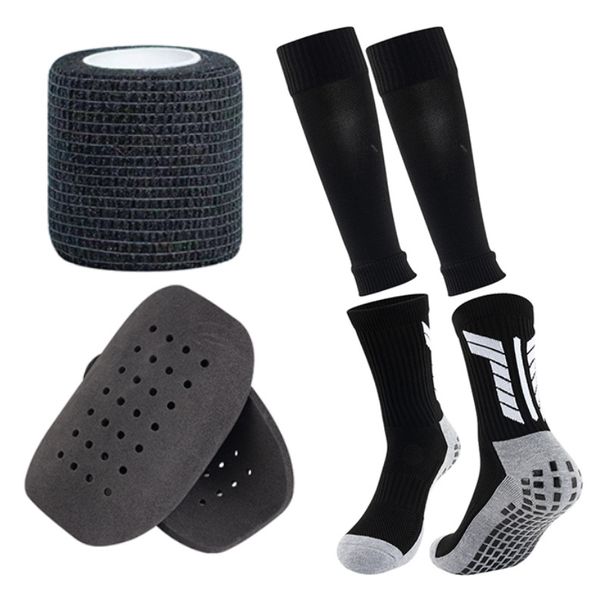 Unisex Adult thickened short leg football socks strap set men's and women's adhesive non-slip socks_maomaolike.com