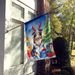 Collie Christmas Reindeer House Flag Large Porch Sleeve Pole Decorative Outside Yard Banner Artwork Wall Hanging, Polyester, House Size, Multicolor_maomaolike.com