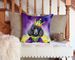 Black Poodle King Of Mardi Gras Throw Pillow Machine Washable, Indoor Outdoor Decorative Pillow For Couch, Bed Or Patio, 14Hx14W_maomaolike.com