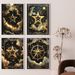Dark Fantasy-style Nautical Adventure Compass With Constellation Pointer, Living Room Sofa Backdrop Decorative Painting, Art Exhibition Piece_maomaolike.com