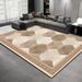 Living Room Rug Large Size Gorgeous Gold Frame Design Bedroom Rug Plush Thickened Machine Washable Thickened Underlay Interior Decorative Rug_maomaolike.com