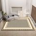 Living Room Rug Large Size Gorgeous Gold Frame Design Bedroom Rug Plush Thickened Machine Washable Thickened Underlay Interior Decorative Rug_maomaolike.com