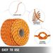VEVOR 9/16 Inch Double Braid Polyester Rope 200 FT Nylon Pulling Rope 1100LBS High Force Polyester Load Sailing Rope(9/16In-200Ft)_maomaolike.com