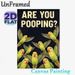 Funny Parrot Themed Painting Poster, Vibrant Playful Green Parrots With Witty Text Poster, Lighthearted Whimsical Decor Idea For Bathroom, Living Room_maomaolike.com