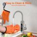 VEVOR Silicone Smoker Oven Gloves, Non-Slip Heat Resident BBQ Grill Gloves With Fingers, Waterproof & Hangable Design, Easy To Clean & Store, For Grilling, Oven, BBQ, Baking, Frying_maomaolike.com
