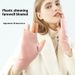 Autumn And Winter German Velvet Half Finger Gloves For Women Winter Student Writing Office Typing Exposed Five Fingers, And Velvet Warm Gloves_maomaolike.com