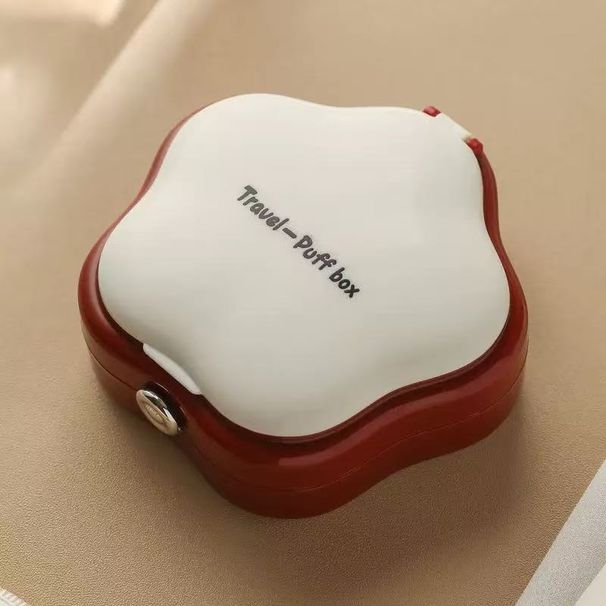 Breathable Powder Puff Cushion Storage Box, Portable For Travel, Student Home Use, Acrylic Dustproof Makeup Box With Makeup Mirr_maomaolike.com