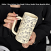 Large Capacity Ceramic Coffee Cup, Cat Cup, Couple Breakfast Cup, Mug_maomaolike.com