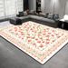 Living Room Rug,Large Rug,Oversized, Gold Leaves Design,Bedroom Rug,Soft And Thick, Machine Washable, Thickened Rug, Bedside Rug,Decorative Indoor Rug_maomaolike.com