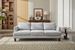 Fabric 3 Seater Couch With 2 USB, Comfortable Sectional Couches And Sofas For Living Room Bedroom Office Small Space, Easy Assembly & Comfy Cushion,Light Grey_maomaolike.com