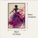 Elegant Ballerina Silhouette Fine Art Print For Living Room Bedroom Home Office Wall Hanging Display 40x60cm Framed_maomaolike.com