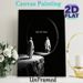 "You Vs You" Self-motivational Painting Poster, Monochrome Dramatic Mirror Reflection Poster, Inspirational Self-challenge Artwork Ideal For Home_maomaolike.com