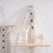 Devil's Eye Bohemian Woven Tapestry Small Storage Rack Wall Organizer Shelf Children's Room Photo Decoration_maomaolike.com