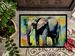 Elephant Doormat Front Door Mat Indoor Outdoor Rugs For Entryway, Non Slip Washable Low Pile, 24H X 36W_maomaolike.com