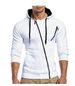 Men's Clothing Autumn and Winter New Classic Oblique Zipper Hooded Men's Casual Slim Sweater Jacket W01_maomaolike.com