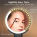 Hot Selling LED Double-Sided With Magnifying Tri-Color Light Makeup Multi-Functional Beauty Mirror_maomaolike.com
