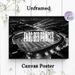 Parc Des Princes Stadium Painting Poster, Monochrome Night Aerial View Poster, Captivating Soccer Stadium Scene Ideal For Sports Rooms, Game Rooms And_maomaolike.com