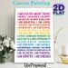 Positive Affirmations Painting Poster, Vibrant Colorful Typography Poster, Inspirational Self-affirmation Statements To Boost Daily Positivity_maomaolike.com