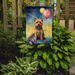 Norwich Terrier Happy Birthday Garden Flag Mailbox Flag Decorative Yard Flag Banner Outside Patio Artwork Yard Flower Beds, Garden Size, Multicolor_maomaolike.com