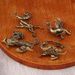 Brass Four Mythical Beasts Ornaments: Green Dragon, White Tiger, Vermilion Bird, Black Granite Creative Square Ornaments Set Home_maomaolike.com